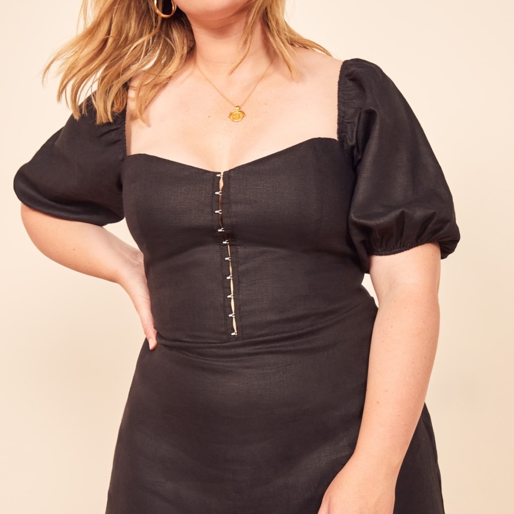 Reformation Seattle Puff Sleeve Dress